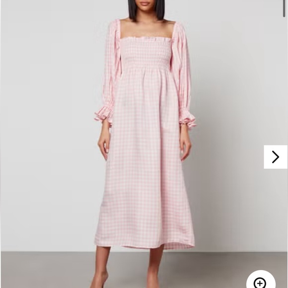 Sleeper midi gingham dress - Picture 6 of 8